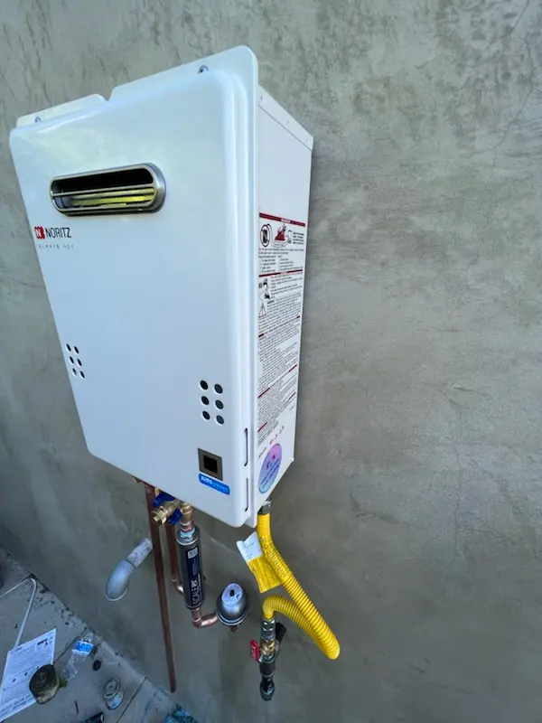 Tankless water heater installation for West Beach homes
